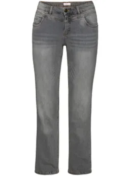 sheego Gerade Jeans grey denim – Produktbild 1 von 1