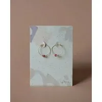 pikfine pikfine Glasperlen Creole "Nila" // silber oder vergoldet, Gold, – Produktbild 1 von 1