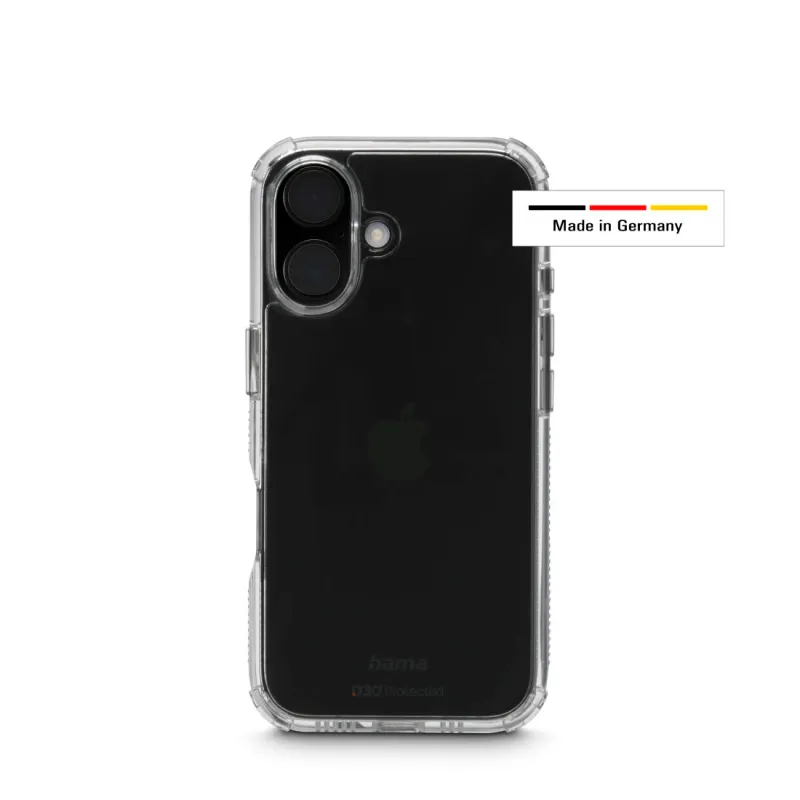 Hama Hama Handyhülle "Extreme Protect" für Apple iPhone 16, durchsichtig – Produktbild 2 von 5