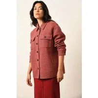 EKYOG EKYOG Damen-Hemdjacke "MATHEO" mit Seitentaschen, rot kariert, Gr. 36 – Produktbild 1 von 1