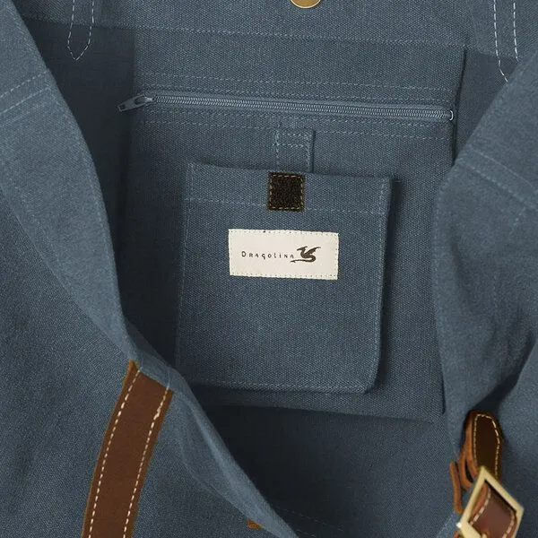 Dragolina Dragolina Shopper Miss Evergreen, Jeansblau (blau), – Produktbild 2 von 3