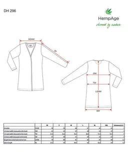 HempAge HempAge Lange Jersey Damenjacke Hanf/Biobaumwolle – Produktbild 1 von 1
