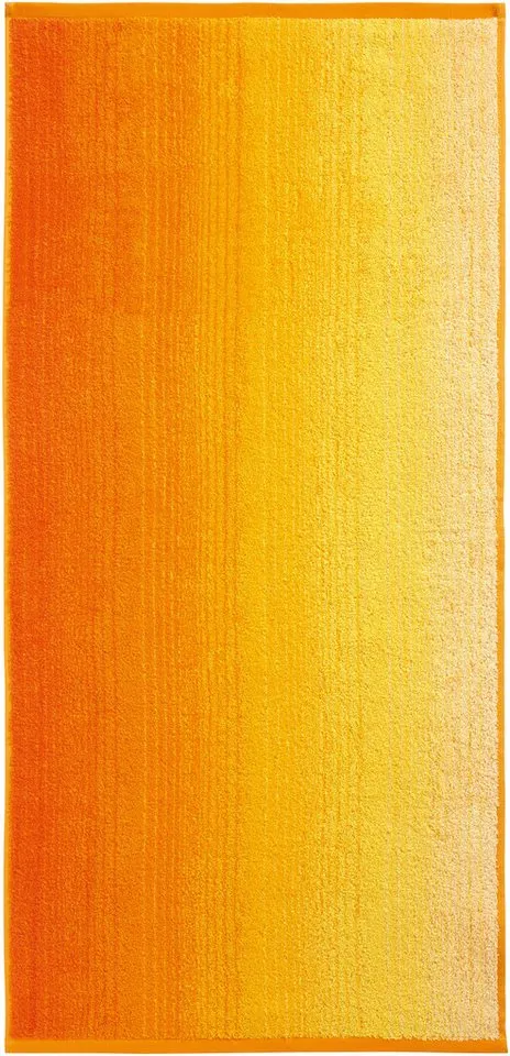 dyckhoff dyckhoff Handtücher Colori, Walkfrottee (1-St), mit Farbverlauf, Gelb, – Produktbild 2 von 5