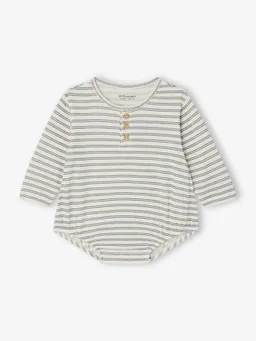 Vertbaudet Baby Body mit Henley-Ausschnitt langarm – Produktbild 1 von 1