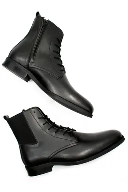 Will's Vegan Store Will's Vegan Store Herren vegan Anzugstiefel Schwarz – Produktbild 1 von 1