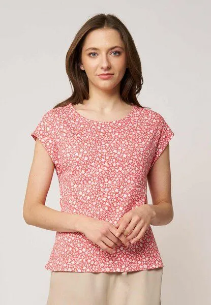 LANA Organic LANA Organic Sommershirt für Damen, Modell Kim, Cinthia coral, – Produktbild 3 von 4