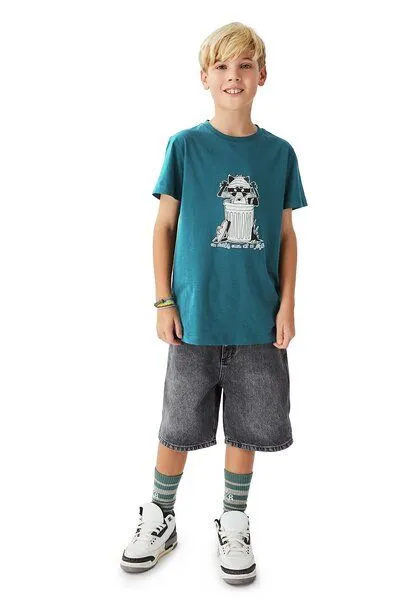 Band of Rascals Band of Rascals Out At Night T-Shirt, Petrol, – Produktbild 3 von 4