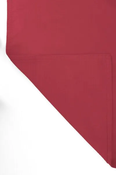 jilda-tex jilda-tex Tischläufer Renforce 100% Bio-Baumwolle Uni 50x160cm, Granatapfel, – Produktbild 4 von 4