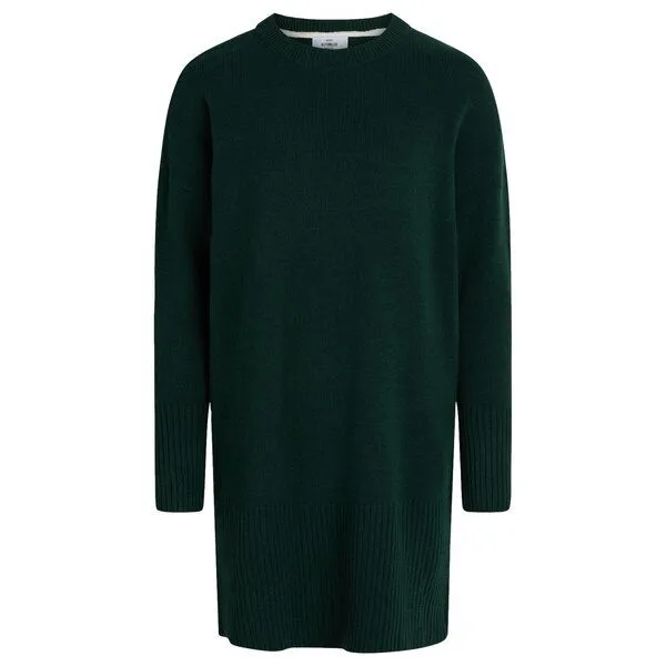 Klitmøller Collective Klitmøller Collective Langarm-Strickkleid Thea, Moss green, – Produktbild 1 von 4