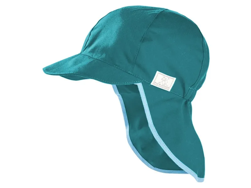Pickapooh Pickapooh Baby und Kinder Mütze UV-80 caribbean sea Gr.56, Blau, – Produktbild 1 von 2