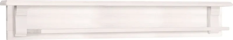 OTTO home Wandregal Anna, Regal, Wandboard, im Landhausstil, Breite 125 cm, aus massiver Kiefer, FSC®, Made in EU, Weiß, – Produktbild 3 von 5