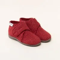 Gottstein Gottstein Kinder-Hausschuh Alpine Racer RU für Jungen & Mädchen aus 100% Schurwolle, Rot, – Produktbild 1 von 2