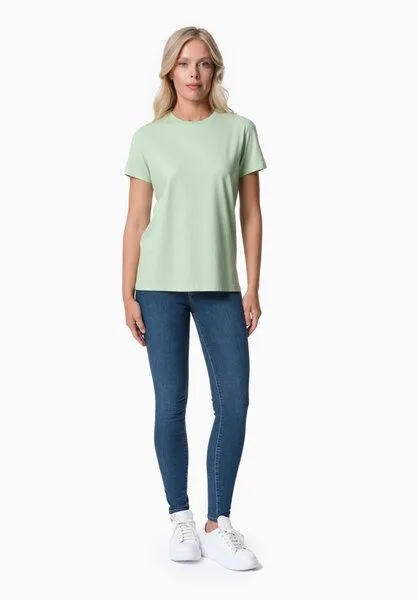 ORGANICATION ORGANICATION TENNUR | Basic T-Shirt aus Bio-Baumwolle, Foam green, – Produktbild 2 von 3