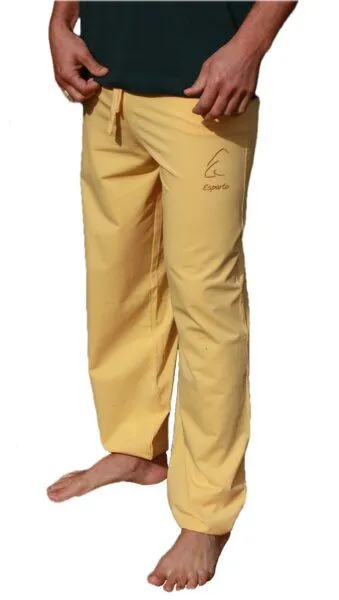 ESPARTO ESPARTO Yogahose Sitaara für Herren & Damen "Boyfriend Style", Mangogelb, – Produktbild 2 von 4