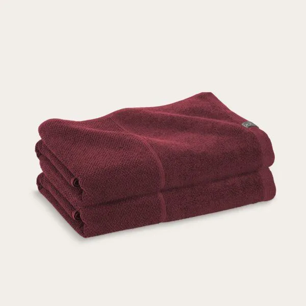 KUSHEL KUSHEL The Bath Towel Duo, Berry red dunkelrot, – Produktbild 1 von 2