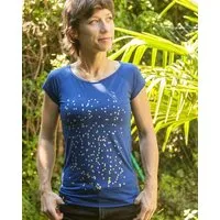 päfjes päfjes Goldenes Konfetti - Fair gehandeltes Frauen T-Shirt mit TENCEL Lyocell – Produktbild 1 von 1