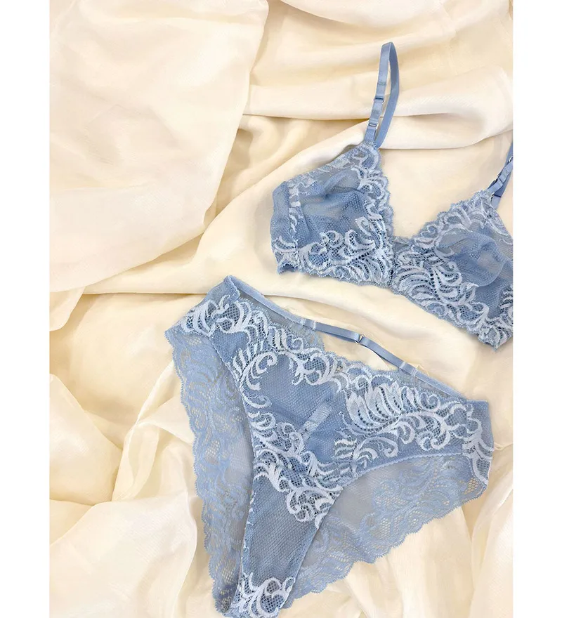 Anekdot Anekdot Damen vegan Dessous Set Ether, Blau, – Produktbild 2 von 2