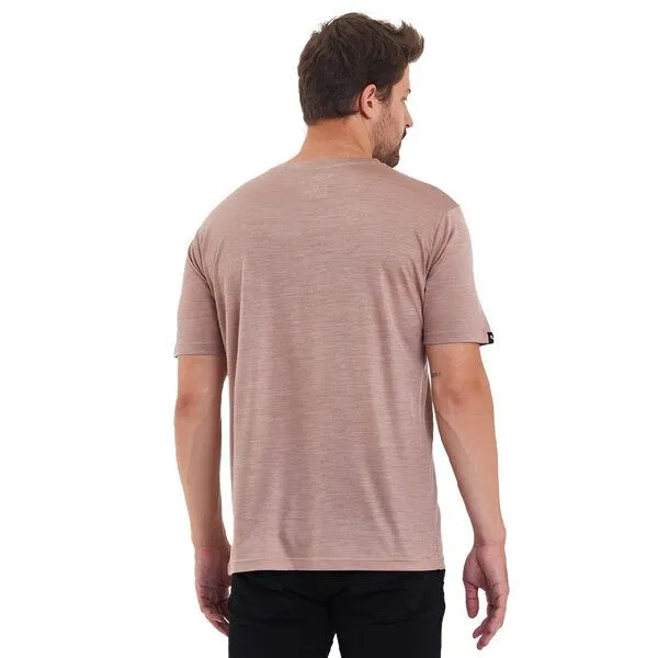 Woolona Woolona Lyocell & Merinowolle T-Shirt - TERRA 50/50, Brown, – Produktbild 7 von 8