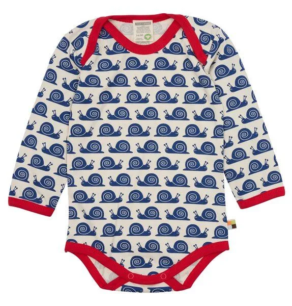 loud + proud loud + proud Babys & Kinder, Body Langarm, GOTS-zertifiziert, Ultramarine (blau), – Produktbild 2 von 5