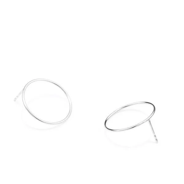 Jonathan Radetz Jewellery Jonathan Radetz Jewellery Stecker SPIRAL, Silber 925, Sterlingsilber, Durchmesser 10 - 30 mm, Handmade in Germany – Produktbild 3 von 3