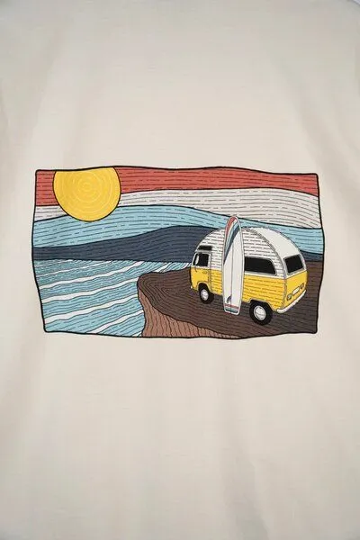 LAKOR LAKOR T-Shirt aus Bio-Baumwolle - Trippin' - Rainy Day – Produktbild 4 von 4