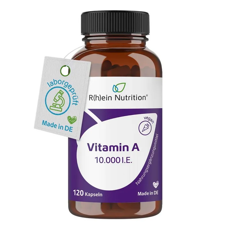 R(h)ein Nutrition R(h)ein Nutrition Vitamin A 10000 I.E. – Produktbild 2 von 5
