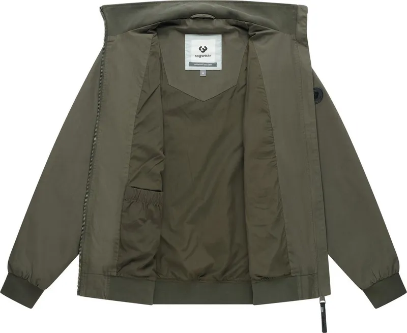 ragwear ragwear Outdoorjacke Izzyk YOUMODO Leichte Übergangsjacke mit Stehkragen, Grün, – Produktbild 1 von 5