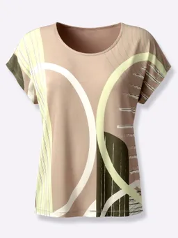 Witt Rundhalsshirt beige-pistazie-bedruckt – Produktbild 1 von 1