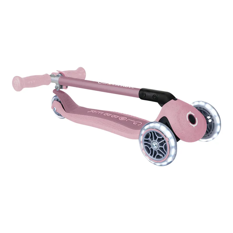 Globber Globber Scooter PRIMO Foldable Lights ECO, Rosa, – Produktbild 2 von 3