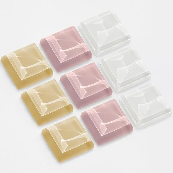 ALEXASCHA ALEXASCHA Magnet Set aus Upcycling Glas • 9 starke Magnete für den Kühlschrank • ideal zum Verschenken, Wolkenspiel, – Produktbild 1 von 4