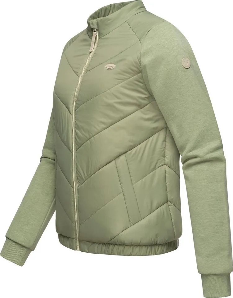 ragwear ragwear Outdoorjacke Zabava Leichte gesteppte Übergangsjacke mit weichen Ärmeln, Grün, – Produktbild 3 von 5
