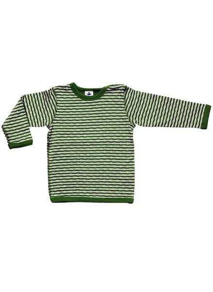 Leela Cotton Leela Cotton Baby Kinder Wendelangarmshirt Bio-Baumwolle, Waldgrün, – Produktbild 2 von 2