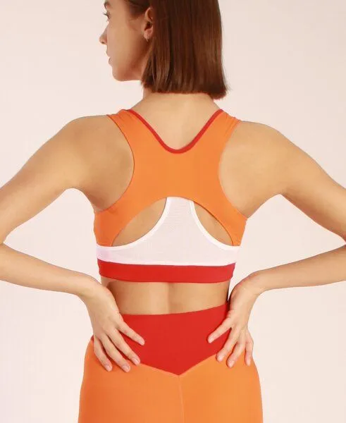 Bodyguard Bodyguard Sports Bra - Eyemouth, Orange, – Produktbild 4 von 4
