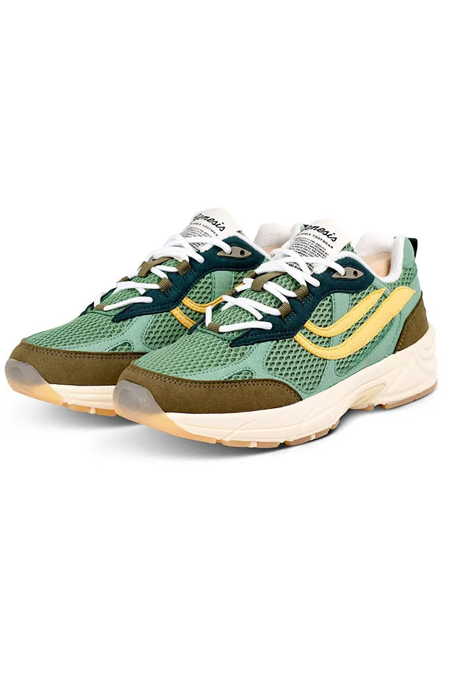 Genesis Genesis Herren vegan Sneaker G-Eco 99 Multi Olive Grün Gelb, Grün, – Produktbild 1 von 2
