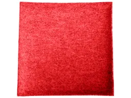 Sitzkissen 'Kvadrat' aus Filz hellrot – Produktbild 1 von 1