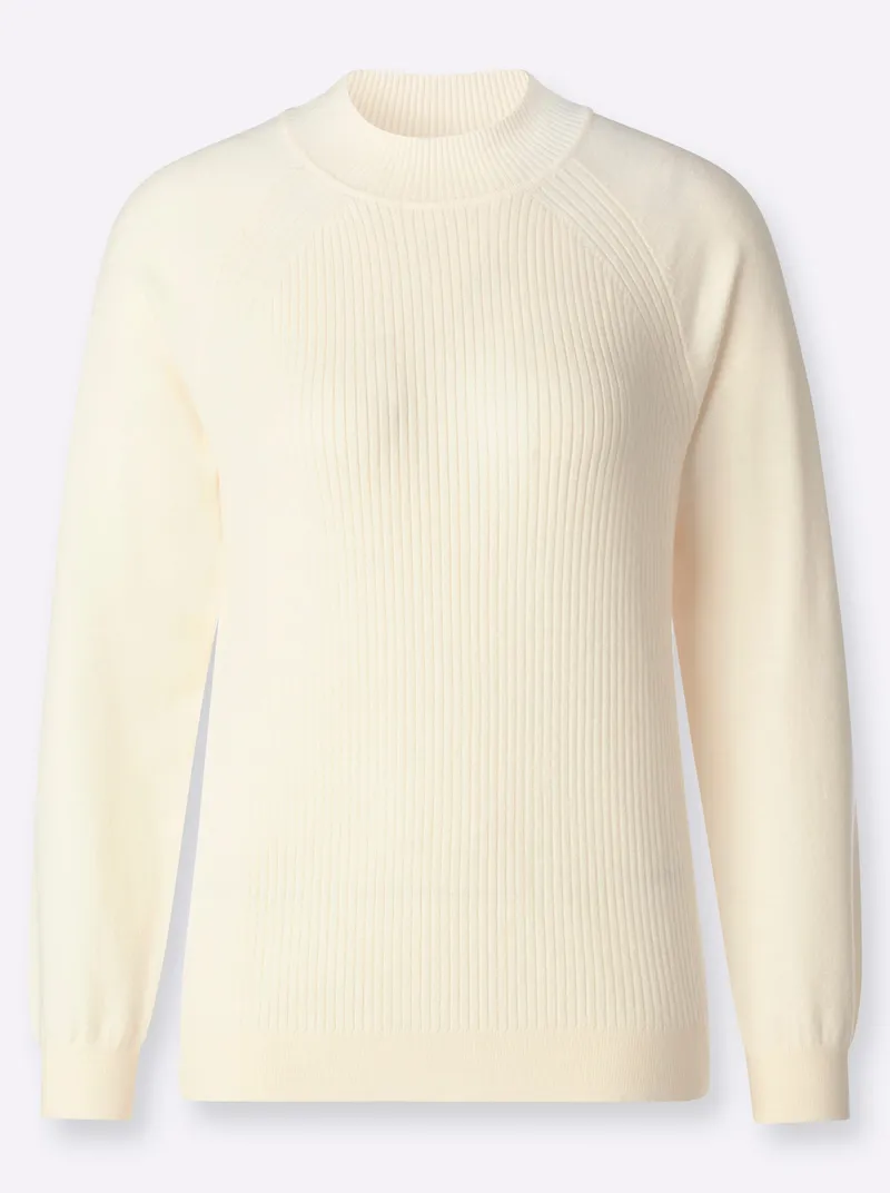 Witt Stehkragenpullover champagner, Champagner, – Produktbild 2 von 2