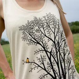 Cmig Cmig Damen Tank-Top Erle mit Elster in natural raw – Produktbild 1 von 1