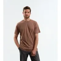 Gary Mash GARY MASH Herren Basic T-Shirt aus TENCEL Modal Mix, Braun, – Produktbild 1 von 1