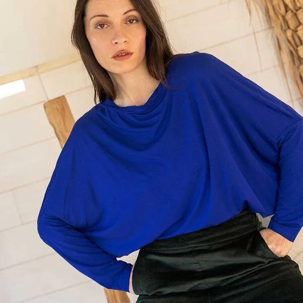 WiDDA berlin WiDDA berlin Shirt SLABBY, Kobalt, – Produktbild 2 von 4
