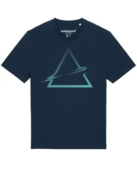 watapparel watapparel T-Shirt Unisex Triangle, French navy, – Produktbild 1 von 4