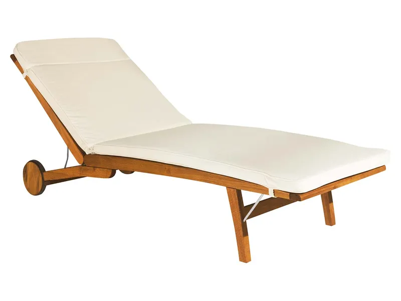 Rondo Auflage für Sonnenliege 'Talisa' 200 x 58 x 6 cm, Bezug aus Polyester, natur – Produktbild 1 von 1