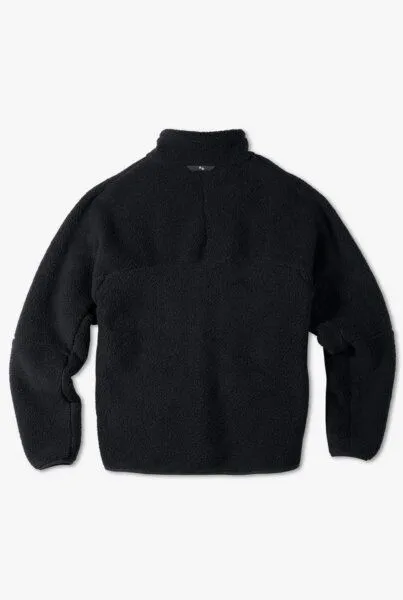 PINQPONQ pinqponq Fleece Jacket - Eternal Olive - Peat Black (Male), Schwarz, – Produktbild 3 von 4