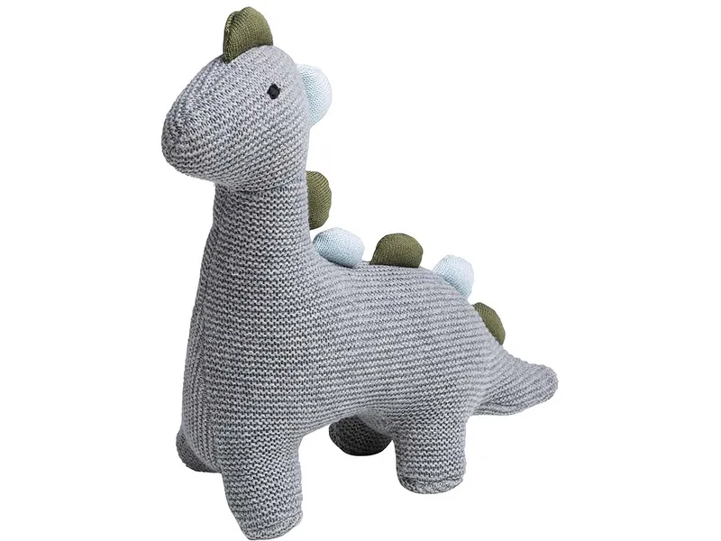 Tranquillo Tranquillo Kuscheltier DINO, Grau, – Produktbild 3 von 6