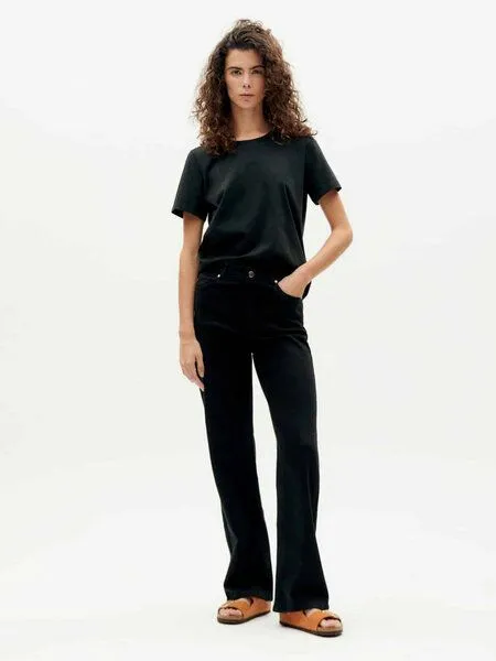 thinking mu thinking mu Damen T-Shirt - Ida - aus Bio-Baumwolle, Schwarz, – Produktbild 3 von 4