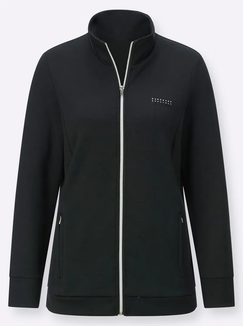 feel good Jacke schwarz, Schwarz, – Produktbild 1 von 2