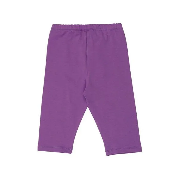 Walkiddy Walkiddy 3/4-Leggings Lila Uni Bio-Baumwolle GOTS – Produktbild 1 von 2