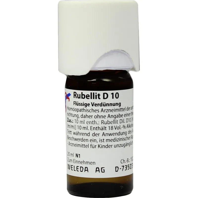 Weleda WELEDA RUBELLIT D 10 Dilution 20 ml Dilution – Produktbild 1 von 1