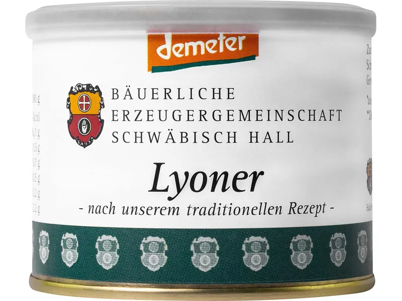 Bäuerliche Erzeugergemeinschaft Schwäbisch Hall Bäuerliche Erzeugergemeinschaft Schwäbisch Hall Bio-Lyoner, 200 g – Produktbild 1 von 1
