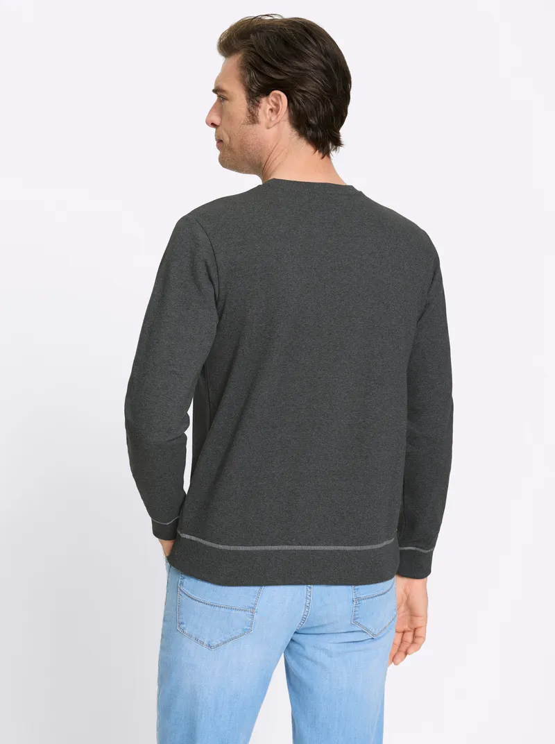Catamaran Sweatshirt graphit-meliert, Graphit-meliert, – Produktbild 2 von 2