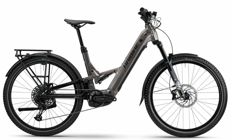 Haibike Haibike ADVENTR 10 Low - 27.5 Zoll 800Wh 12K Fully - Met Sand Black, Braun, – Produktbild 1 von 1